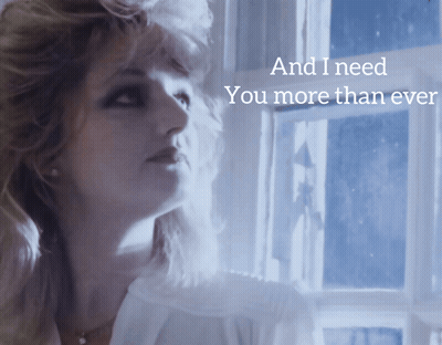 Woman Looking Out Window Saying And I Need You More Than Ever GIF