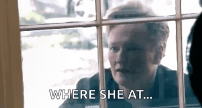 Woman Looking Out Window Saying Where She At GIF