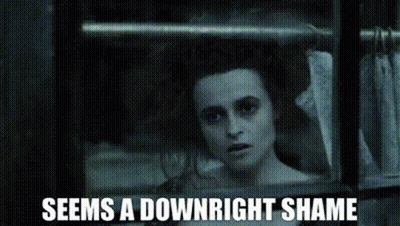 Woman Looking Out Window Seems A Downright Shame GIF