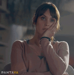 Woman Looking Unamused GIF