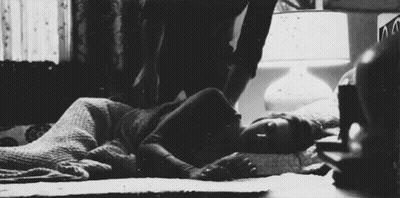 Woman Lying On Bed GIF
