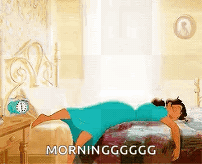Woman Lying On Bed Morning G G G G GIF