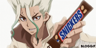 Woman Lying On Bed With Snickers Bar GIF