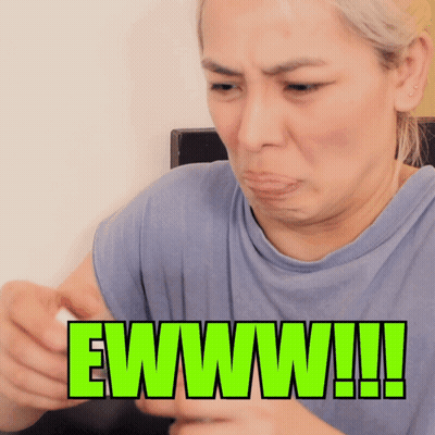 Woman Making Eww Face GIF