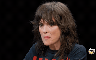Woman Making Face Saying It's Weird GIF