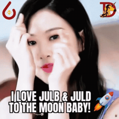 Woman Making Face Says I Love Julb & Juld To The Moon Baby GIF