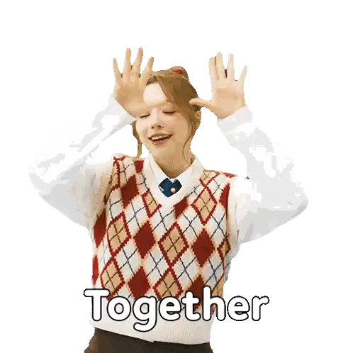 Woman Making Face With Hands And Together Text Sticker