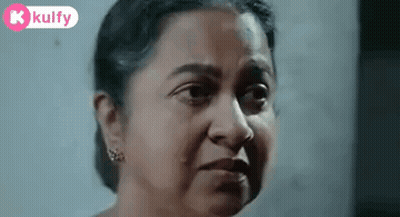 Woman Making Funny Face At Camera GIF