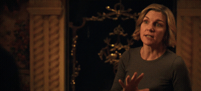 Woman Making Funny Face At Wut Sign GIF