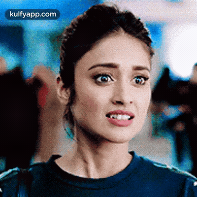Woman Making Funny Face GIF