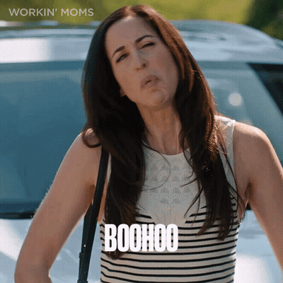 Woman Making Funny Face Boohoo GIF