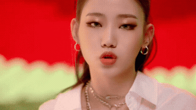 Woman Making Funny Face Close Up GIF
