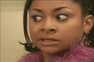Woman Making Funny Face Close Up GIF