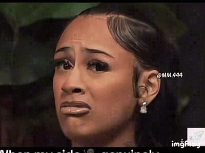 Woman Making Funny Face Eyes Closed Mouth Open GIF