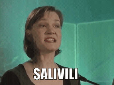 Woman Making Funny Face Hiljaalleen GIF