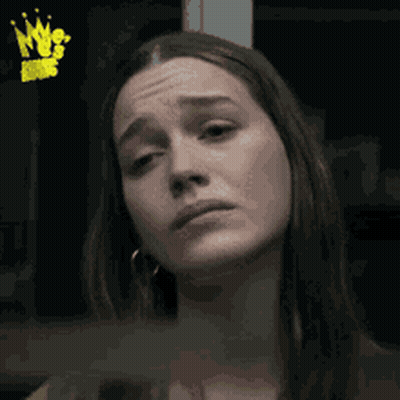 Woman Making Funny Face GIF