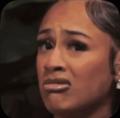 Woman Making Funny Face GIF