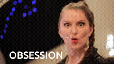 Woman Making Funny Face Obsession GIF