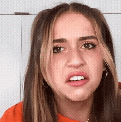 Woman Making Funny Face GIF