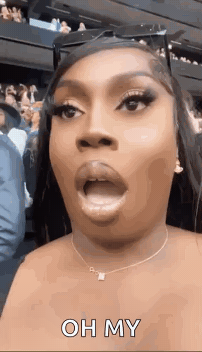 Woman Making Funny Face GIF
