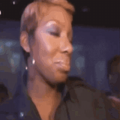 Woman Making Funny Face GIF