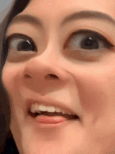 Woman Making Funny Face GIF