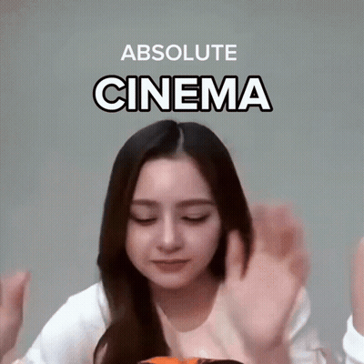 Woman Making Funny Face Saying Absolute Cinema GIF