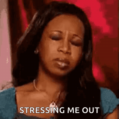 Woman Making Funny Face Stressing Me Out GIF