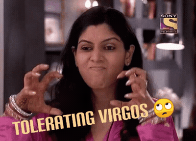 Woman Making Funny Face Tolerating Virgos GIF