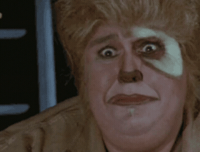 Woman Making Funny Face With Eye Bandage GIF