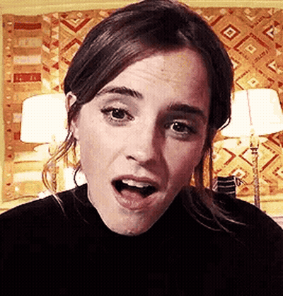 Woman Making Funny Face With Mouth Open GIF