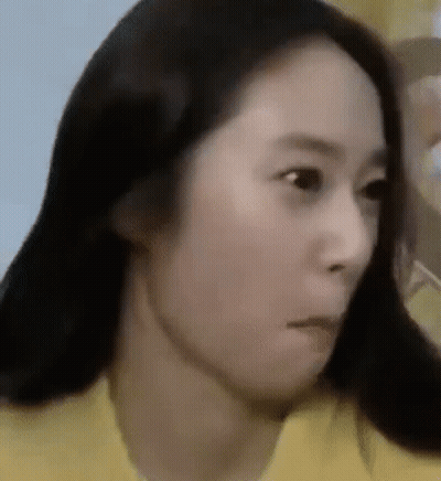 Woman Making Funny Face With Mouth Open GIF