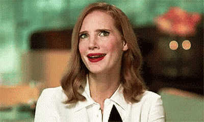 Woman Making Funny Face With Open Mouth In White Shirt And Black Tie GIF