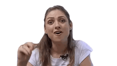 Woman Making Funny Face Sticker
