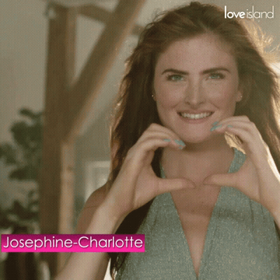Woman Making Heart Shape With Hands Josephine-Charlotte GIF