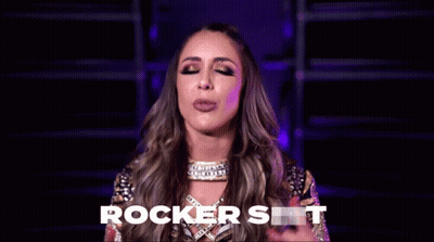 Woman Making Rocker Sign With Hands GIF