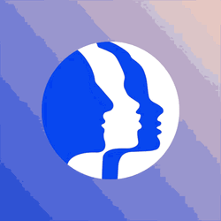 Woman March Faces Logo GIF