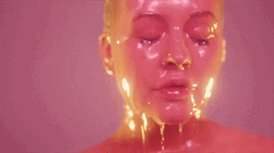 Woman Melting GIF