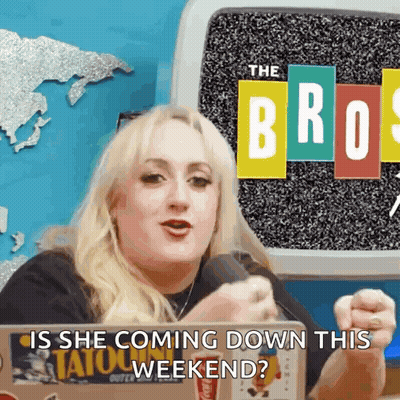 Woman Mic: Is She Coming Down This Weekend GIF