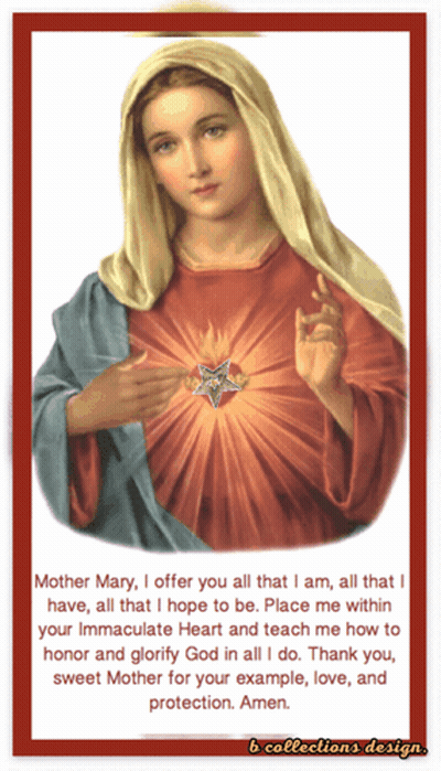 Woman Mother Mary I Offer You All That I Am GIF