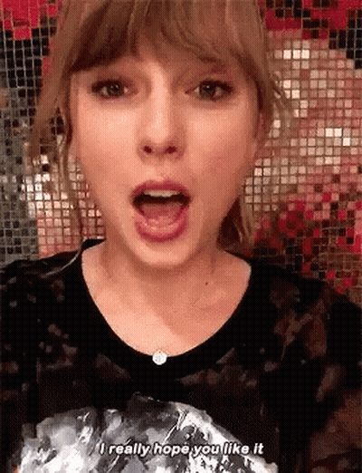 Woman Mouth Open Saying Really Hope You Like It GIF