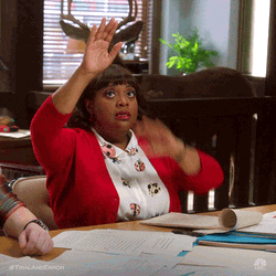 Woman Moving Down Raise Hand GIF