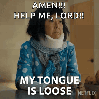 Woman Neck Brace Says Amen Help Me Lord GIF