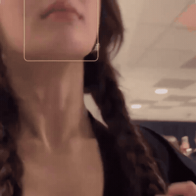 Woman Neck With Square GIF