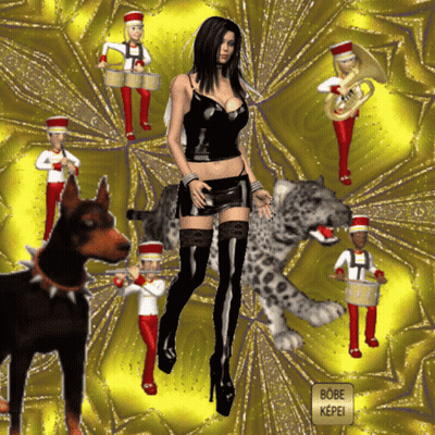 Woman Next To Leopard Saying Bobe Kopel GIF