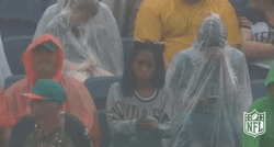 Woman NFL Rain Dance GIF