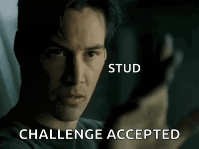 Woman On Bed Taking Off Shirt Saying You Stud Muffin GIF