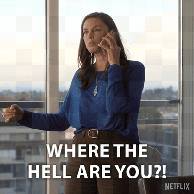 Woman On Cell Phone Saying Where The Hell Are You GIF