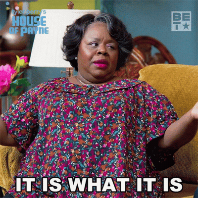 Woman On Couch It Is What It Is GIF