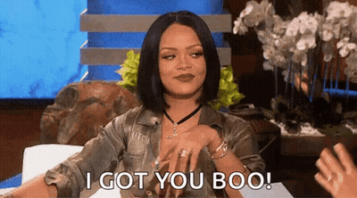 Woman On Couch Saying I Got You Boo GIF